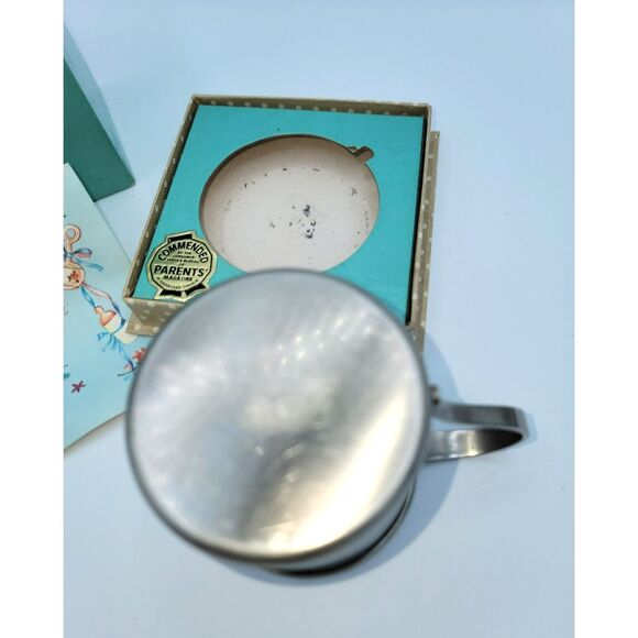 Vintage Oneidacraft Deluxe Stainless Silver Child's Cup Gift w Box - Picture 2 of 5